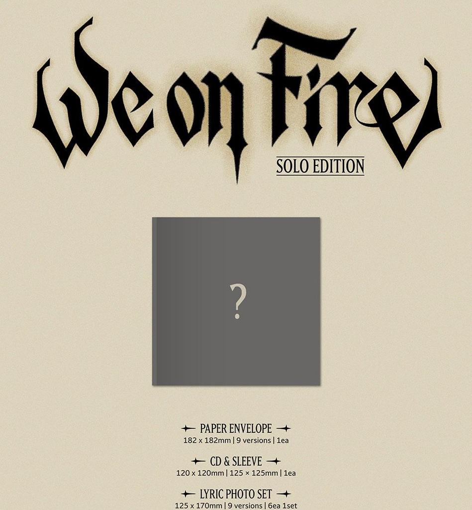 &TEAM - 3rd EP [We on Fire] (SOLO EDITION)