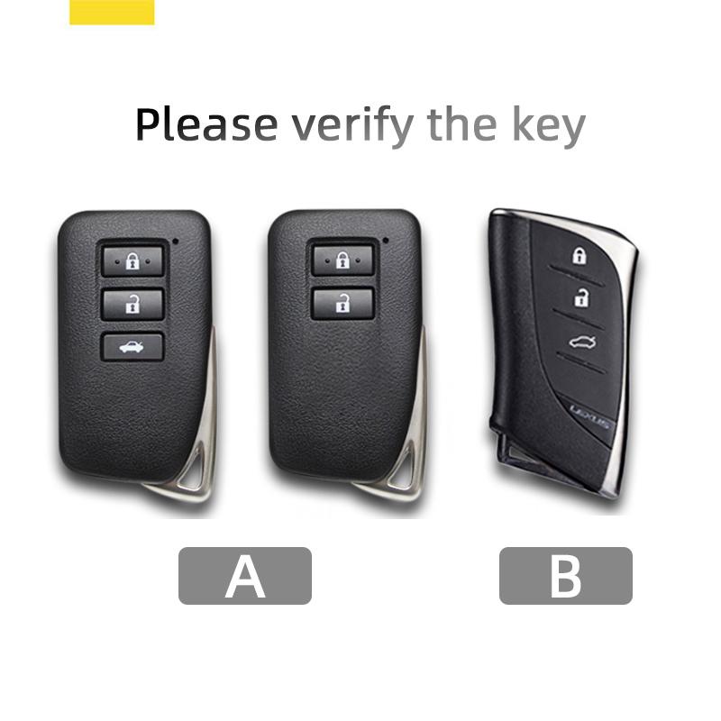 Interior Mouldings Leather Car Key Case For Lexus NX GS RX IS ES GX LX RC 200 250 350 LS 450H 300H 2017 2018 2019 2020 Suede Key