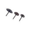 100Pcs Black Round Head Metal Pushpins Upholstery Nails Vintage Tacks Stud Decor