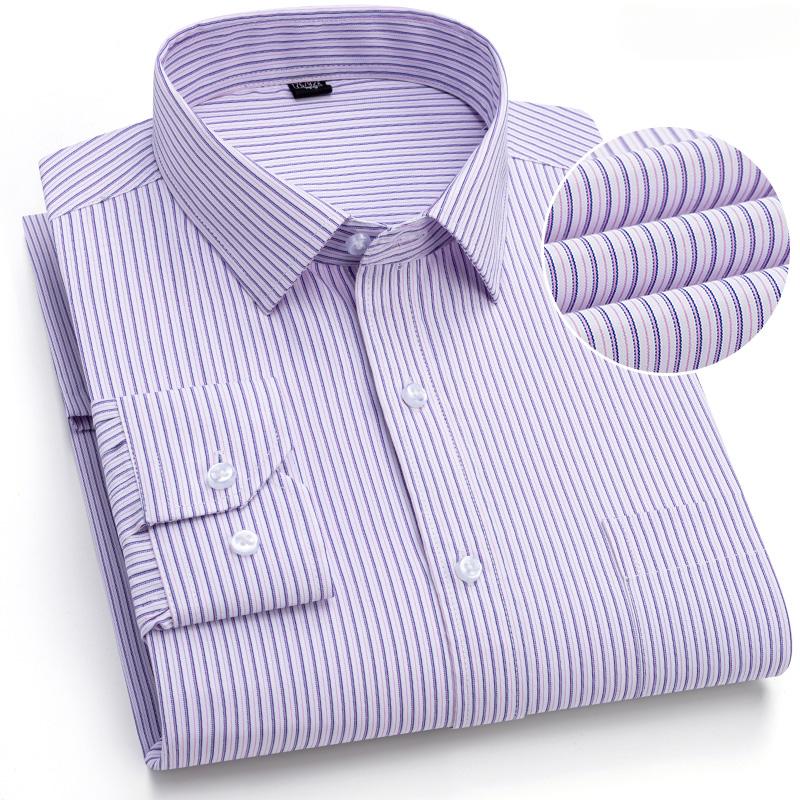New in shirt elegants cotton long-sleeve shirts for men slim fit Casual plain shirt plaid designer tops soft houndstooth clothes