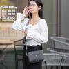 Wave Pattern Ribbon Crossbody Bag for Women Fashion Letter Printing Shoulder Bag with Small Purses