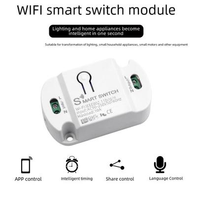 Tuya Smart WiFi Nachrüst-Lichtschalter ohne Verkabelung mit Fernbedienung
