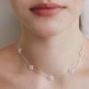 TATIANA (925 Silver) Crystal Flower Necklace NZ2401