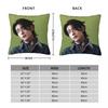 Xiao Zhan Square Pillowcase Pillow Cover Cushion Zip Decorative Comfort Throw Pillow for Home Sofa