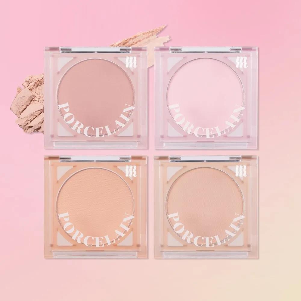 MERZY Румяна для щек Теплый тон Холодный тон Макияж Фарфоровый PB01. Mono Beige
