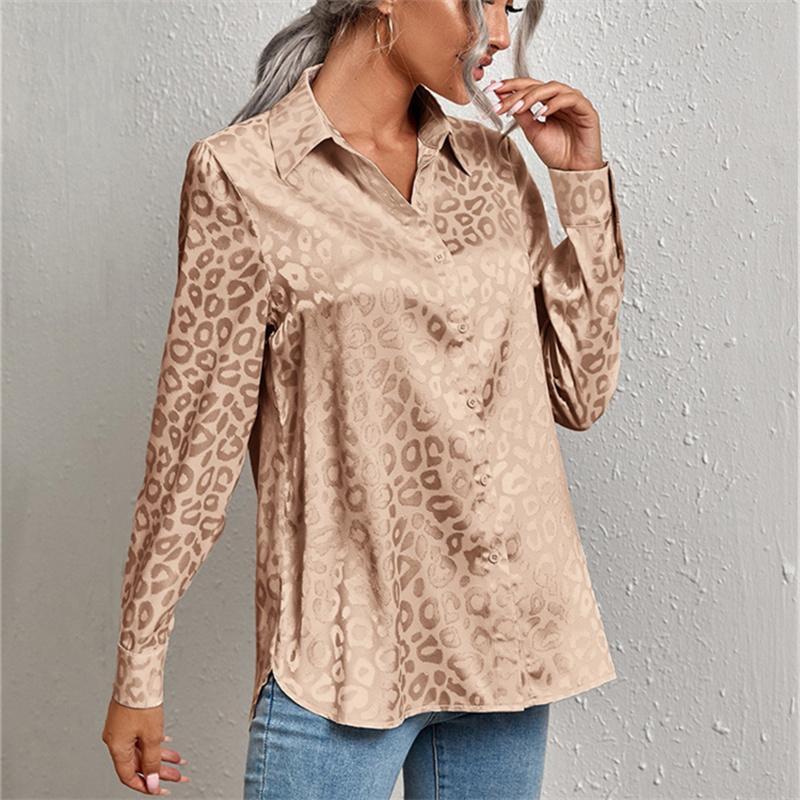 Blusas Mujer De Moda 2022 Summer Printed Chiffon Silk Top Female Women Shirts Women's Shirt Blouses Tops Long Sleeve Chic Woman