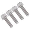 6pcs Bicycle Flat Head Socket Screws Alloy Aluminum Hex Tapered Head Bolt for Montain Bike4 Screws