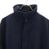 VANQUISH Wool Blend Stainless Collar Coat L Navy Men's Used
