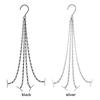 Hanging Basket Chain Flower Pot Hanging Chain Replacement Plant Hangers Flower Pot Bird Feeders Hanging Basket Chain Hang Hooks