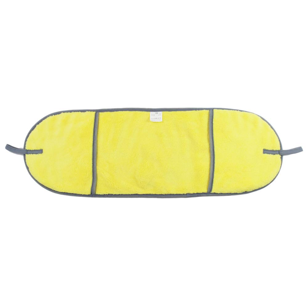 

Погладьте это коралловый флис домашнее животное абсорбирующее полотенце кролик кошка собака банное полотенце XS жёлтый