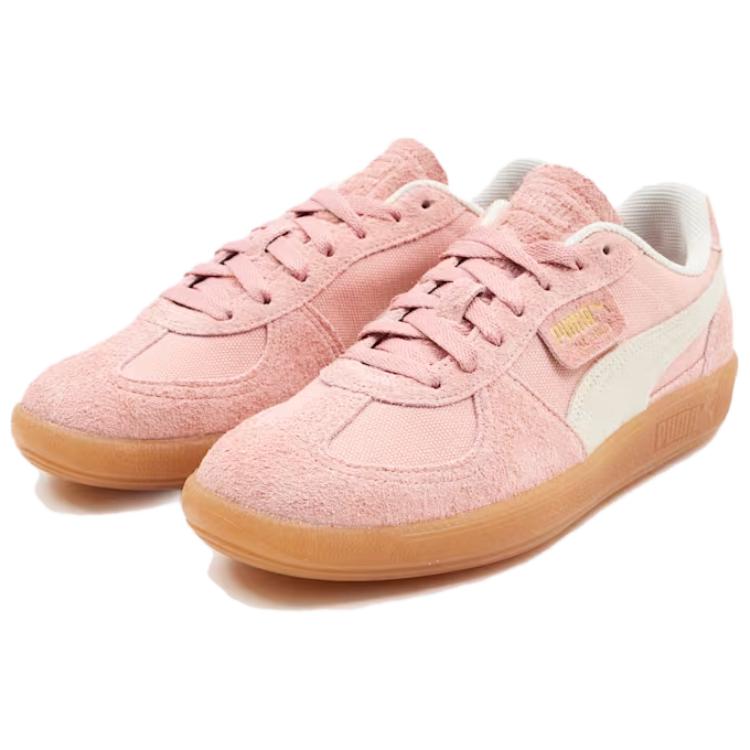 Puma Palermo Comfortable Fashion Low-Top Sneakers Unisex sneakers Pink White 396841-10