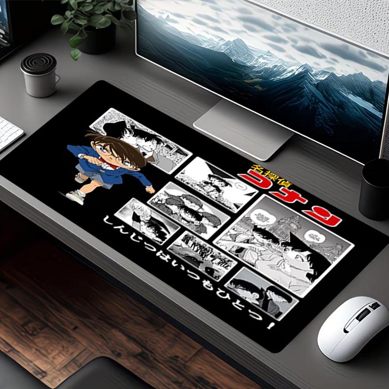 Detective Conan Print Mouse Pad, for Keyboard Pad Laptop PC Mat for Office Home Use, Desk Decor, Perfect Birthday Gift for Gamers