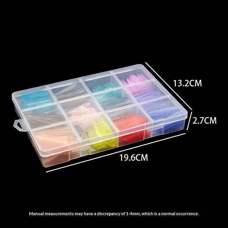 288PCS Colorful Nail Dual Forms Set Full Nail Forms For Reusable Nail Tips Nail Extension Forms Acrylic Nail Dual Forms