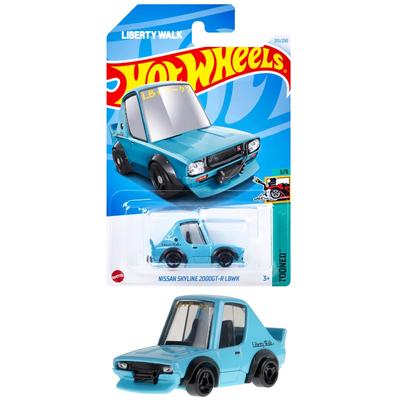 Hot Wheels Βασικό Αυτοκίνητο Nissan Skyline LBWK Όχημα Παιχνίδι Μίνι Αυτοκίνητο 3 Ετών και Άνω Μπλε HXR17 2000GT-R
