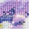1225Pcs 5D Mosaic Round Diamond Set 60 Colors 5D Diamond Art Beads for DIY Diamond Art Crafts for Nail Art Jewelry Decoration