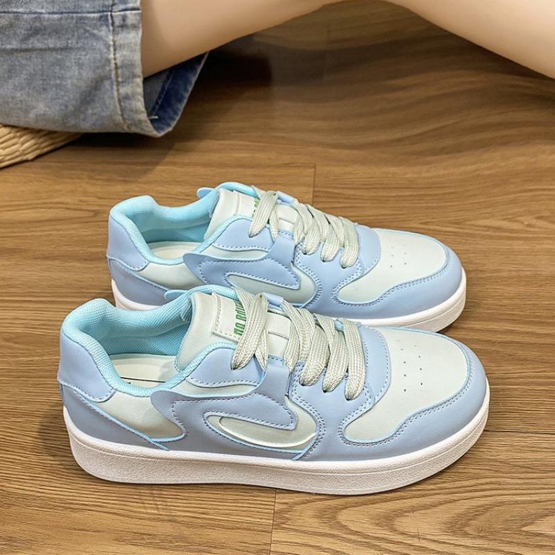 

Thick baseplate shoes women s new autumn and winter versatile shallow mouth round head spring white shoes women s shoes 40 синий