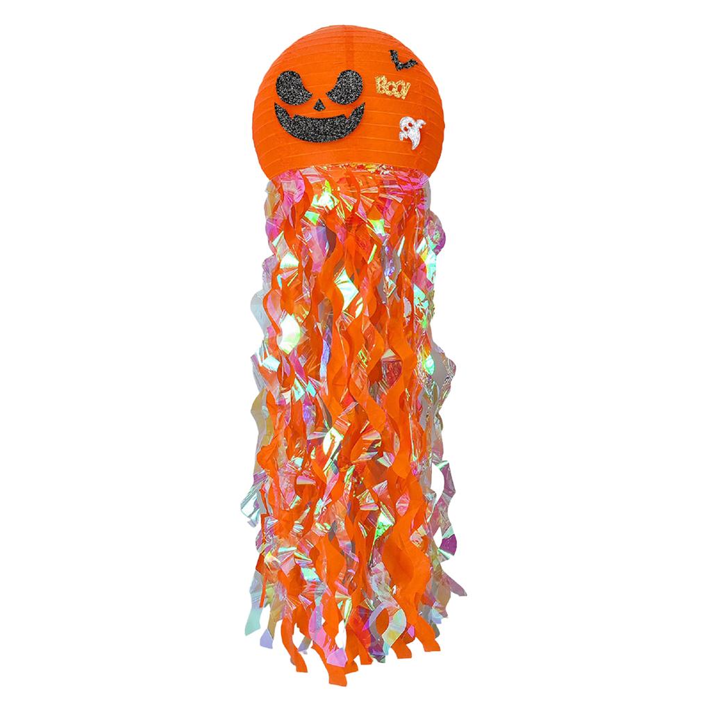 Halloween Pumpkin Jellyfish Paper Lanter-n Hanging Decoration