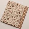 160cm*50cm Twill Pure Cotton Fabric, Countryside Strawberry Flower Print, Handmade DIY Clothing Bedding Fabric