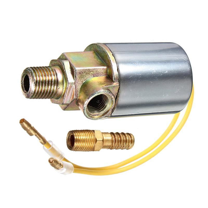 1/4 tommer 12V 24V 10A metall biltog lastebil lufthorn elektrisk magnetventil kraftig krom
