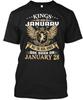 Kings Are Born On January 28 In But The Real T-Shirt Made In USA S-5XL Unisex T-Shirt