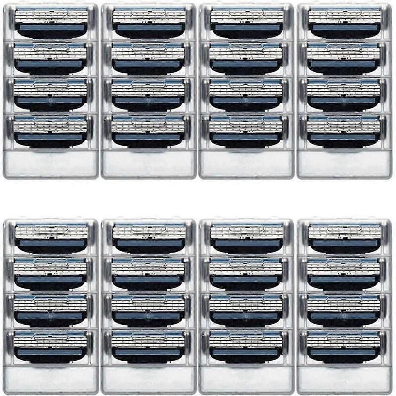 32 Stück Klingen Nachfüllpackungen Manuelle Mach 3 Klingen Nachfüllpackungen für Mach 3 Herrenklingen Nachfüllpackungen