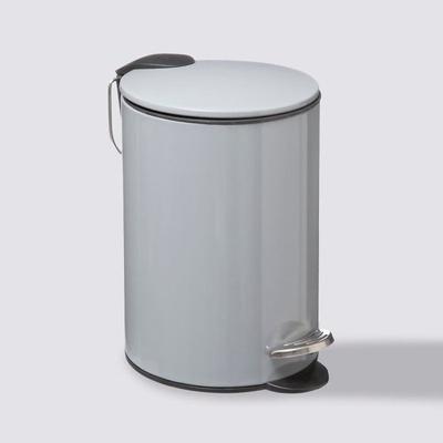 Atmosphéra 3 Litre Metal Pedal Bin - Grey