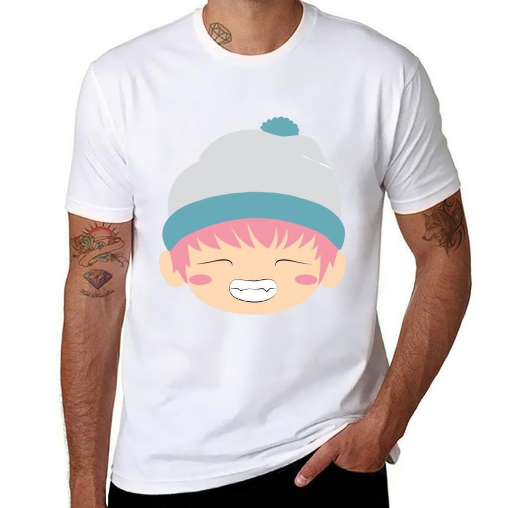 Pink Haired Taetae Tshirt Big Size Simple Tshirt
