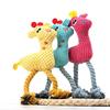 1 PC Funny Squeaky Plush Sound Toys Cute Giraffe Design Pet Puppy Chew Toy For Small Large Dogs Cats