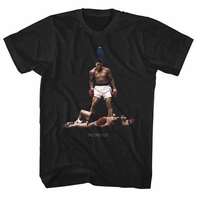 Muhammad Ali Größter Sieg Liston KO Herren T-Shirt Boxen Scheinwerfer Legende