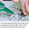 Hand Sowing Tool Mini Seeder Set Manual Seeds Dispenser Handheld Garden Sower And Dibber Planting Tool for Tiny Seeds Gardeners