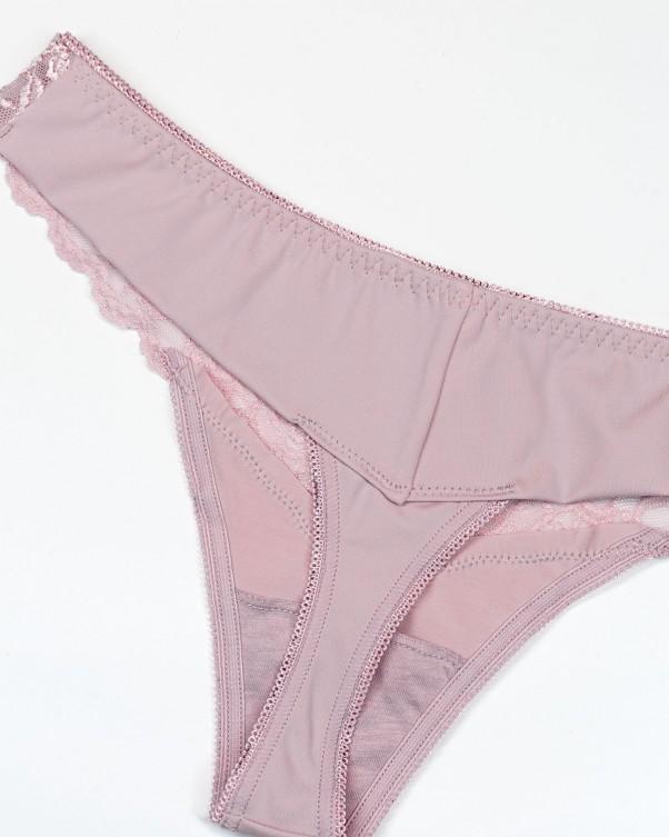 ISSA Plus Květinová krajková tanga