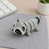 DYS 3D Printed Raccoon Figurine Decoration with Movable Joints, Cute Articulated Animal Desktop Ornament, Stress Relief Toy for Home Office