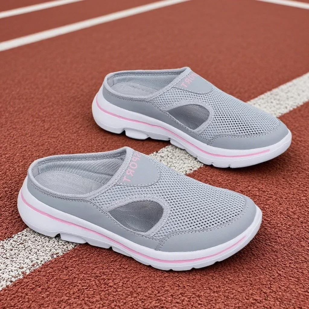 Men's Women's Shoes Summer Breathable Casual Flat Slippers Shoes Outdoor Home Lightweight Breathable Walking Sports Sandals