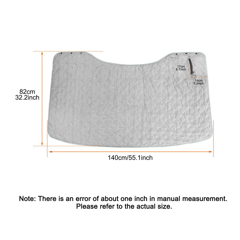 Electric Blanket Winter Warm USB Heating Shawl 3-Gear Temperature Adjust Blanket Shawl Heated Cape Pad For Car Office Home