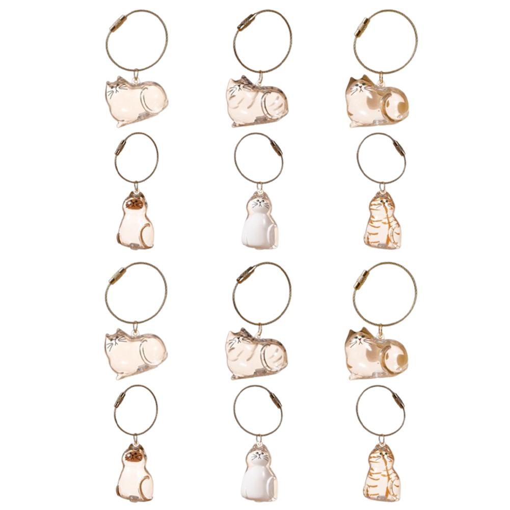 Dogs Hair Storage Pendant Cute Keychain Bag Pendant Couple Car Key Chains Jewelry Souvenir Collection Gift Decor Dog Accessories