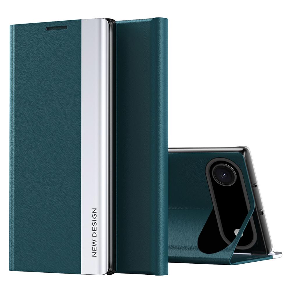 For iPhone 17 Air Case Anti-Drop Leather Phone Cover with Stand