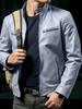 New men's slim-fit PU leather jacket stand-up collar locomotive jacket spring and autumn fashion trendy coat