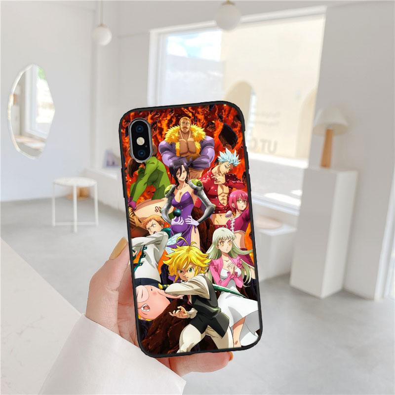 BF91 S-Seven D-Deadly Sin Soft Shell Phone Case for iPhone SE X XS XR 11 16E 17 Pro Max Air 8 7 6 6s Plus