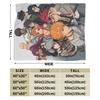 Super Soft Blanket Picnic BLEACH Anime Ichigo  Throw Blanket  Flannel Bedspread For Couch Chair Graphic Sofa Bed Cover