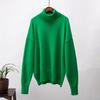 Solid Colour High Neck Sweater Autumn Winter Comfortable Loose Classic Versatile Pullover Sweater Luxurious Relaxed-fit Slimming and Versatile Top