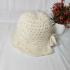 Needle Bucket Hat Female Tide Autumn and Winter Solid Color Versatile Sweet Wool Knitted Warm Bucket Hat Fashionable Foreign Style