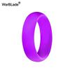 WarBLade 5.7mm Anelli in Silicone Alimentare FDA per Donne Matrimonio Elastici in Gomma Anello Dita in Silicone Flessibile Ipoallergenico