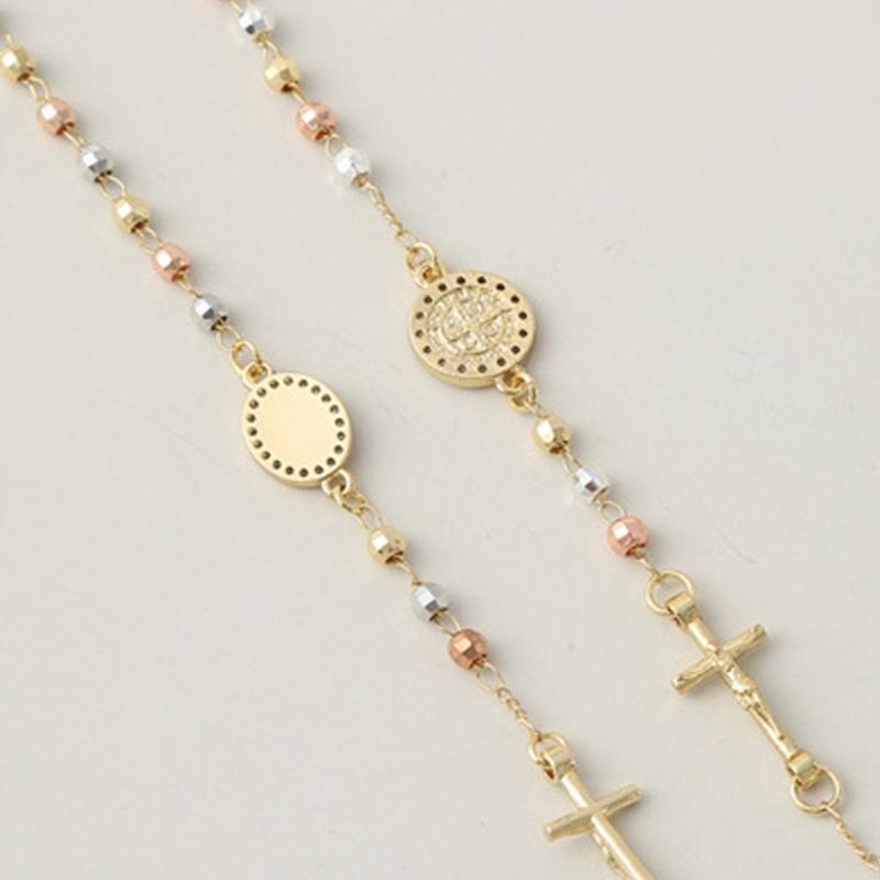 Virgin Mary Rosary Bead Bracelet for Women Style Cross Bracelet Fashion Accessories Religion Bangle Jewelry