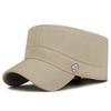 Sunshade  Hat Men's Spring Autumn Flat Top Hat for Middle-Aged and Elderly Outdoor Sunscreen Hat