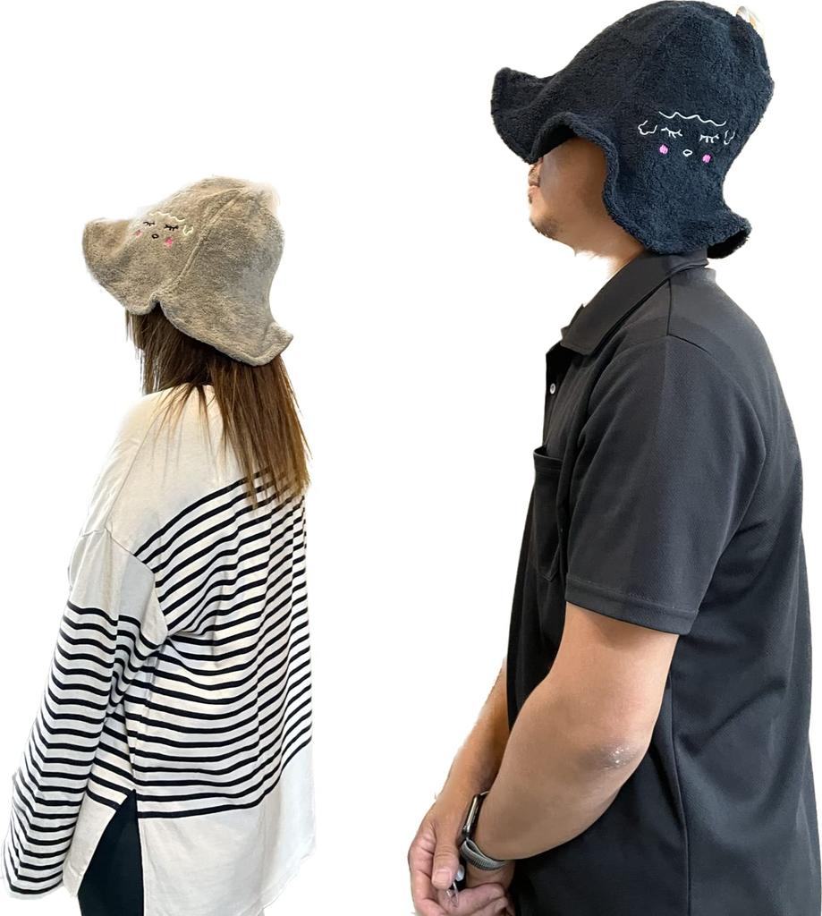 [Marie the Sheep] Imabari Towel Sauna Hat (Gray)