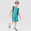 Boys' Summer Color-block Sport Set