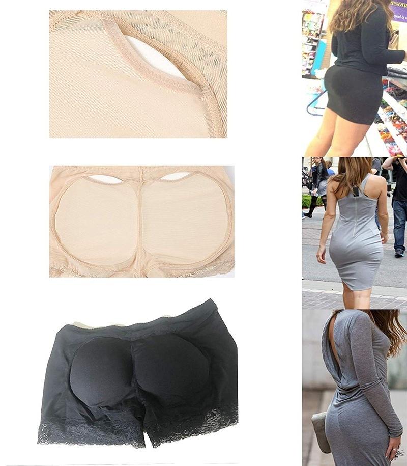 Women's Fake Ass Padded Butt Lifter Panties Padding Short Pants Booty Hip Enhancer Pads Underwear Shaper