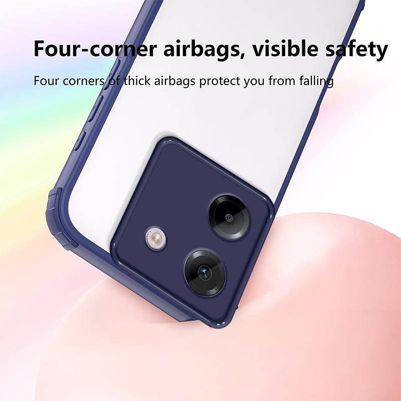 Für Poco M5S Transparente Hybrid Stoßfeste Handyhülle Für Xiaomi POCO M7 Pro Klare Harte Rückseite POCO M6 Pro Hülle M6 Plus