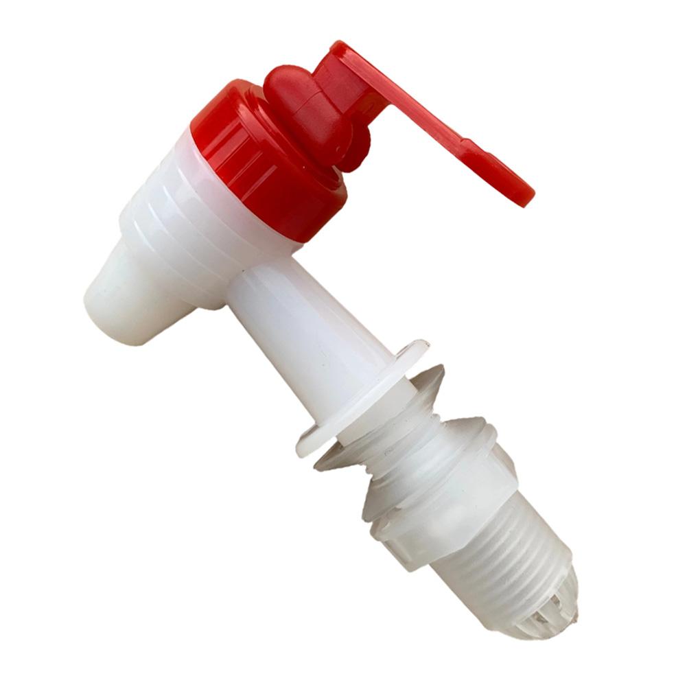 Wine Bottle Faucet with 17mm Plastic Thread for Water Tanks and Beverage Containers Optimized for Smooth Pouring Operations красный