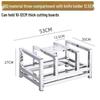 GOWKE Stainless Steel Commercial Chopping Board Rack